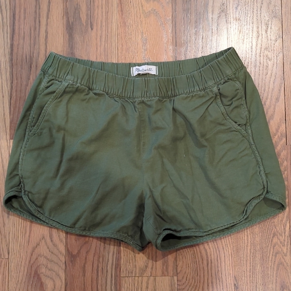 Madewell Olive Athletic Shorts Sz S